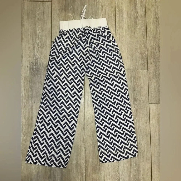 Linen Trouser Beach Pants All for Color White Navy S - Picture 5 of 11